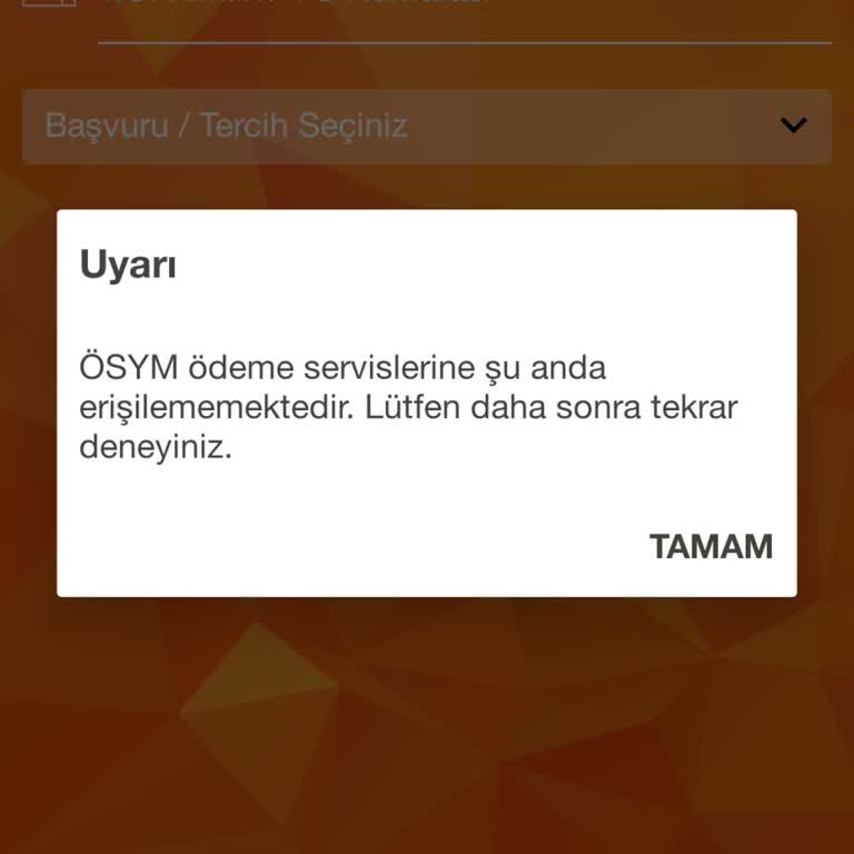 Ösym Sınavıma Ödeme Yapamıyorum