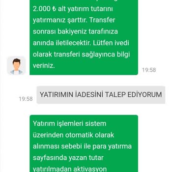 Matbet Yatırım Sorunu Ve İade Talebi