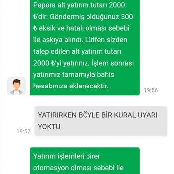 Matbet Yatırım Sorunu Ve İade Talebi