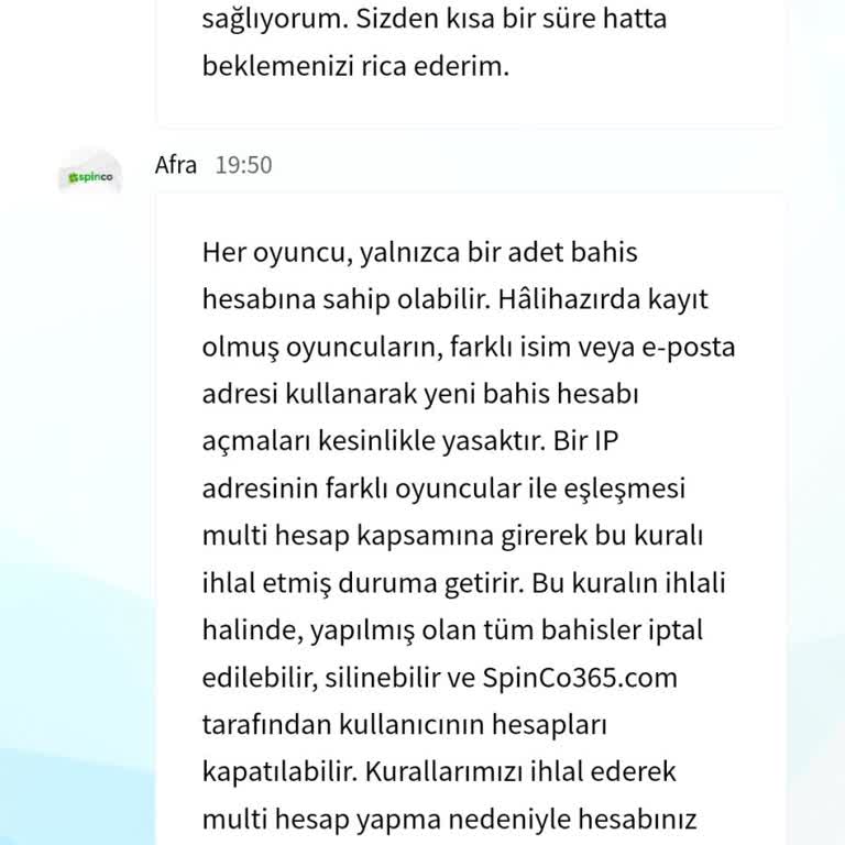 Spinco Haksız Yere Hesap Kapatma Ve Bakiye El Koyma.