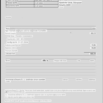 Ajet / Edreams Uçak Bileti İptal/iadesi