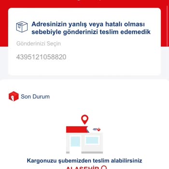 Aras Kargo Kesinlikle Tercih Edilmemeli...