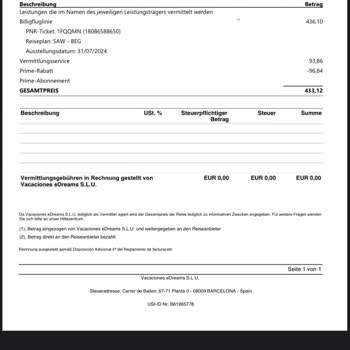 EDreams Uçak Biletini İptal/iade Etmiyor!