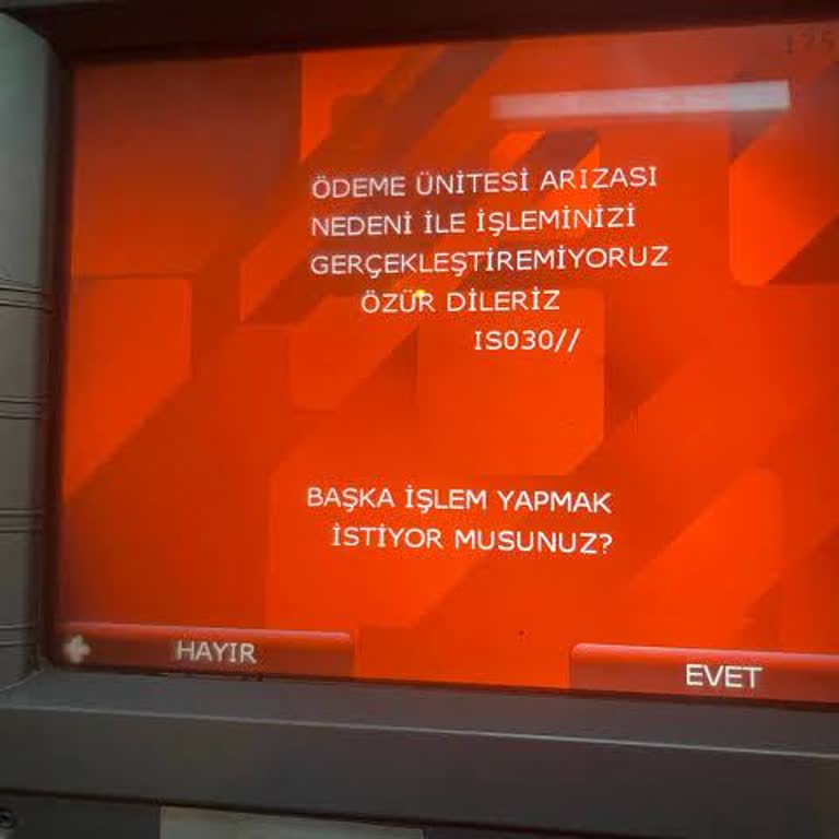 Ziraat Bankası ATM Para Yatırma Sorunu Ve Gecikme