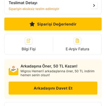Migros Hemen Siparişi Hakkında