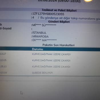 UPS Kargo Teslimatında Büyük Gecikme Ve Hayal Kırıklığı