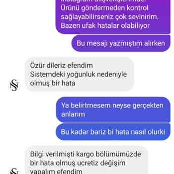 Sevanna Yanlış Renk Ürün Ve Yetersiz Müşteri Hizmeti