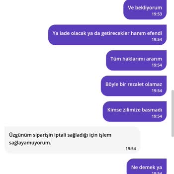 Getir Yemek & Ayvalık Feneryolu Balıkçısı - Hizmet Yok Para İadesi Yok