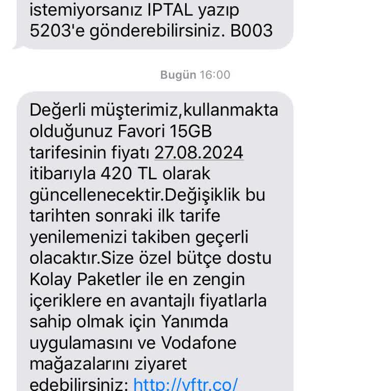 Vodafone'un Zamları ve Hizmet Kalitesi Hayal Kırıklığı Yaratıyor
