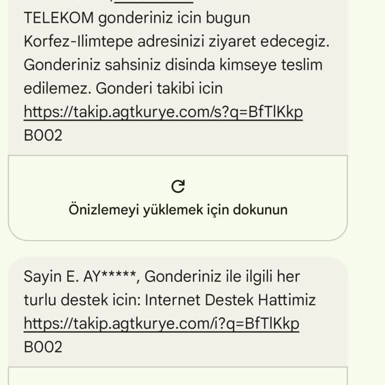 AGT Kurye'nin Adres Yetersizliği Sorunu