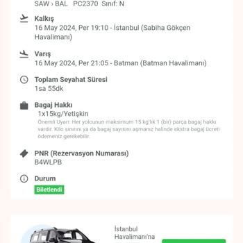 Pegasus Bilet Kayıp Bulamıyor