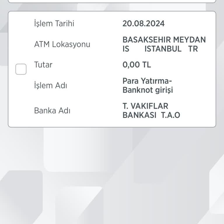 Ziraat Bankası Vakıf ATM Para Yuttu