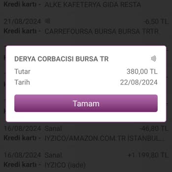 Derya Çorbacısı Yıldırım Şube Kasanın Farklı Fiyatları