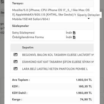 By Elif Dursun Şikayet Var. Para İadesi Yapmıyorlar