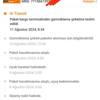 Temu MNG Kargo Pişmanlığı Sipariş Uzun Zamandır Gümrükte.