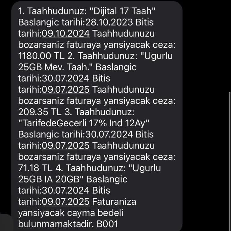 Türk Telekom Haksız Cayma Bedeli Ve Tarifeye Geri Dönüş Talebi