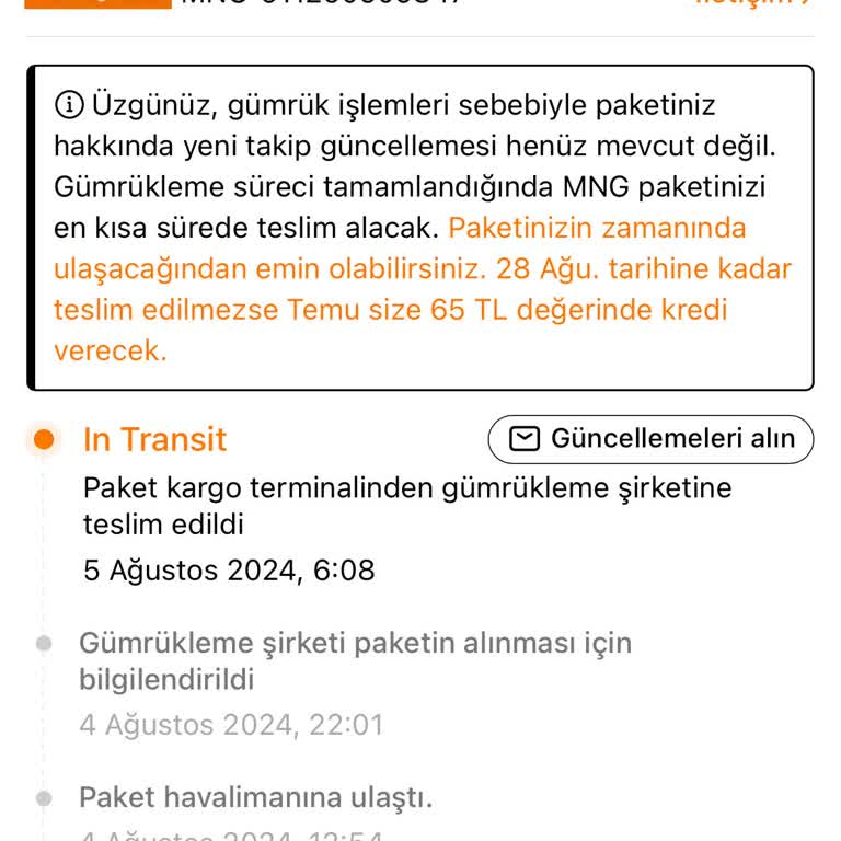 MNG Kargo Gümrük Sorununa Takılmak İstemiyorum