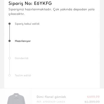 Mango Sipariş Ettiğim Ürünü İptal Etti!