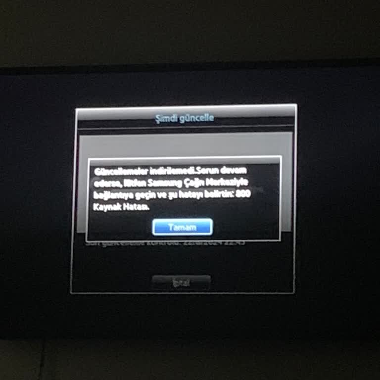 Samsung Tv 800 Kaynak Hatası