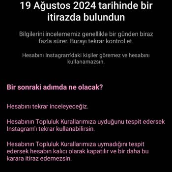 Instagram'a Girişim Kısıtlandı