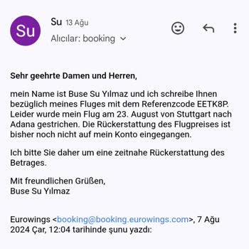 Enuygun.com Çift Bilet Satması/organize Edememesi