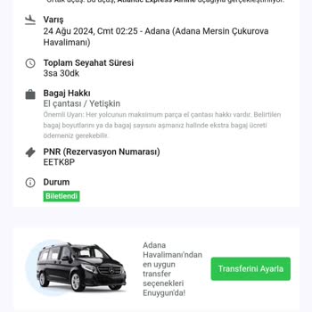 Enuygun.com Çift Bilet Satması/organize Edememesi