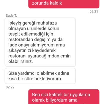 Yemeksepeti Eksik Sipariş Ve Tehlikeli Malzeme Sorunu