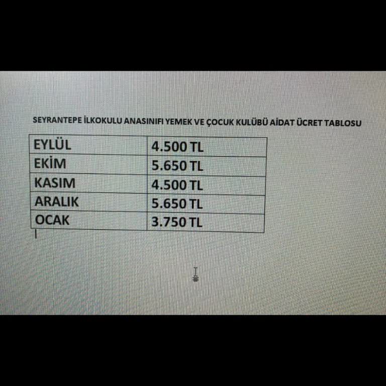 Milli Eğitim Bakanlığı (MEB) Devlet Okulunda Beklenmedik Ücretler