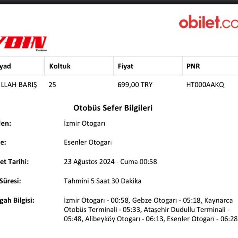 Lüx Aydın Turizm Arkadaşlar Lütfen Okuyun