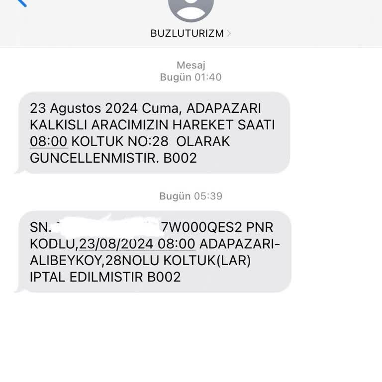 Buzlu Turizm Kafaların Göre Bilet Saati Değiştiriyorlar