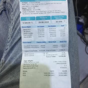CK Boğaziçi Elektrik Elektrik Faturalarında Anlamsız Fiyat Farklılıkları