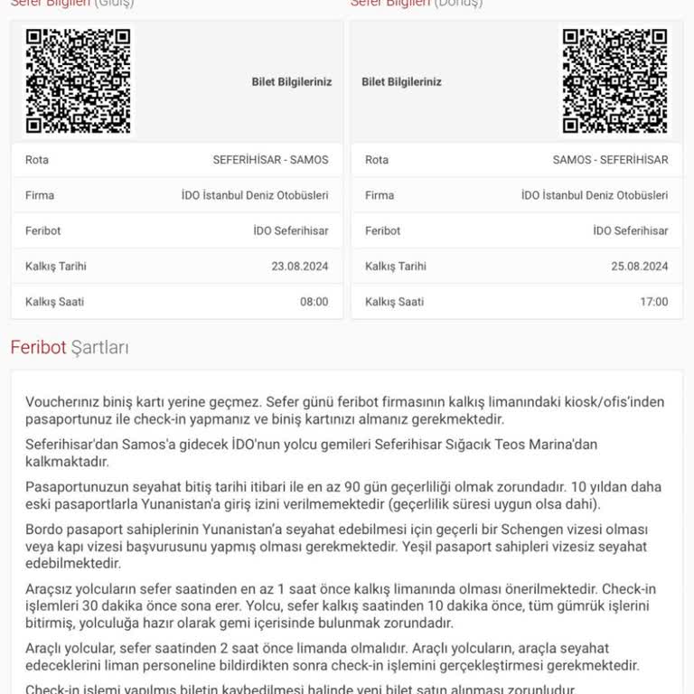 Feribotlines Online Bilet Satışında Sorun