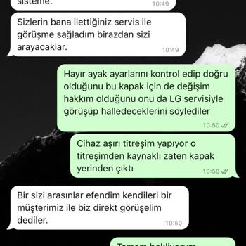 LG Markasının 5 Ay Dolmadan Dağılan Cihazı Ve İlgisizliği