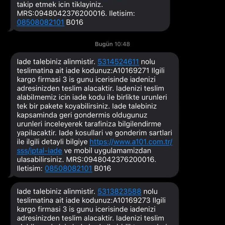 A101 Kargo Saygısızlığı Sorumsuzluğu