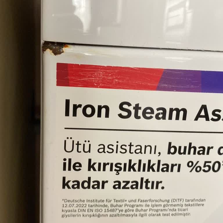 Bosch Çamaşır Makinesi Paslanma