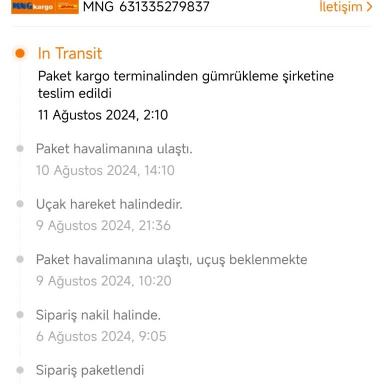 Temu Gümrükten Geçmedi Hala