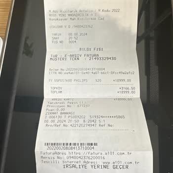 A101 Ürünü İade Almıyor