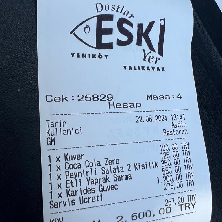 Eskiyer Restaurant (Yeniköy) Fahiş Fiyat Ve Müşteri Seçimi