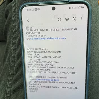 Ajet Hava Yolları Seyahatimde Bavulu Kırdılar. Yenisini Talep Ediyorum