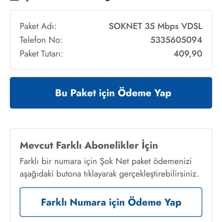 Şok Net Habersiz Fatura Artırımı