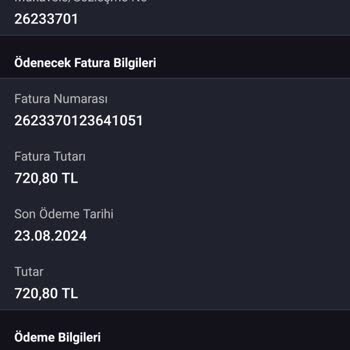 İbb Yüksek Su Fatura