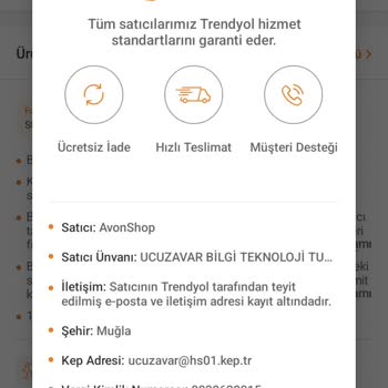 Trendyol Yanıltıcı Satıcı Bilgileri Ve Yetkilendirme Sorunu