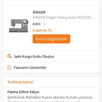 Yunusoğlu Home Fiyat İadesi Talebim Hakkımda