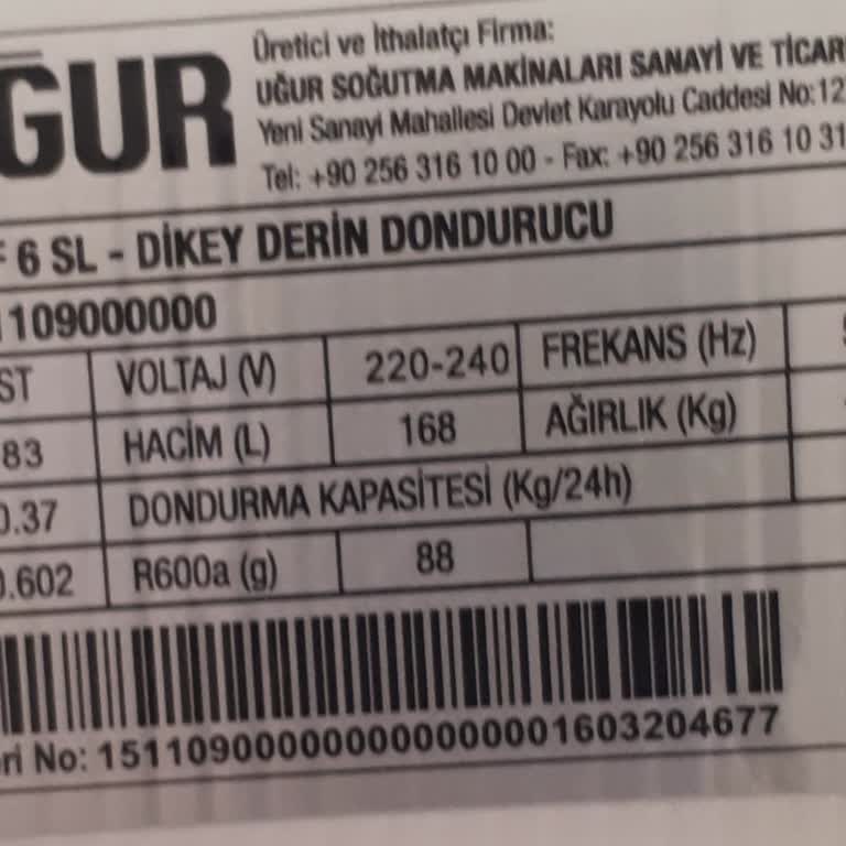 Uğur Soğutma Dondurucu Çekmecesi Üretilmiyormuş