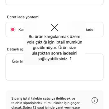 Gardrops Paramı İade Etmiyor