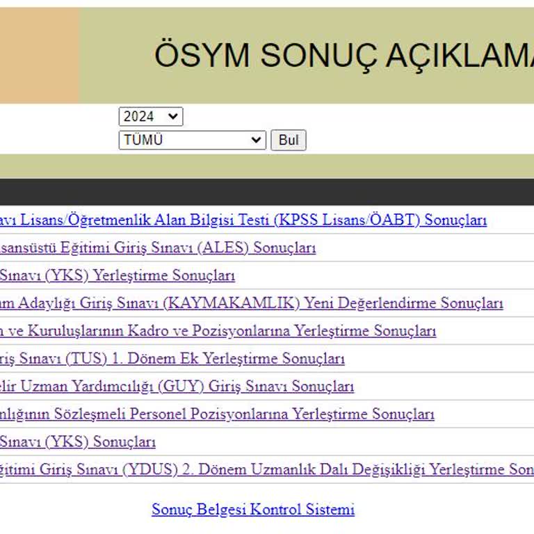 ÖSYM DGS Sonuçlarını Açıklamıyor