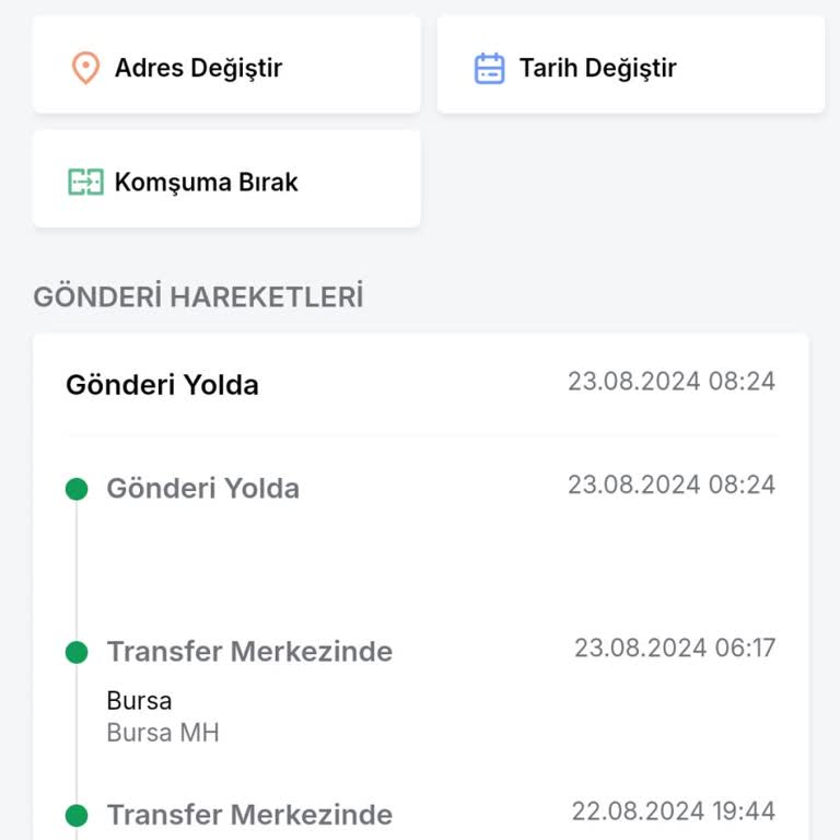 Trendyol Express'in Kargoyu Gezdirmesi
