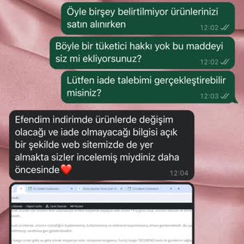 Pelin Şenoğlu İndirimli Ürün İadesi Almıyormuş Kesinlikle Onaylamayın!