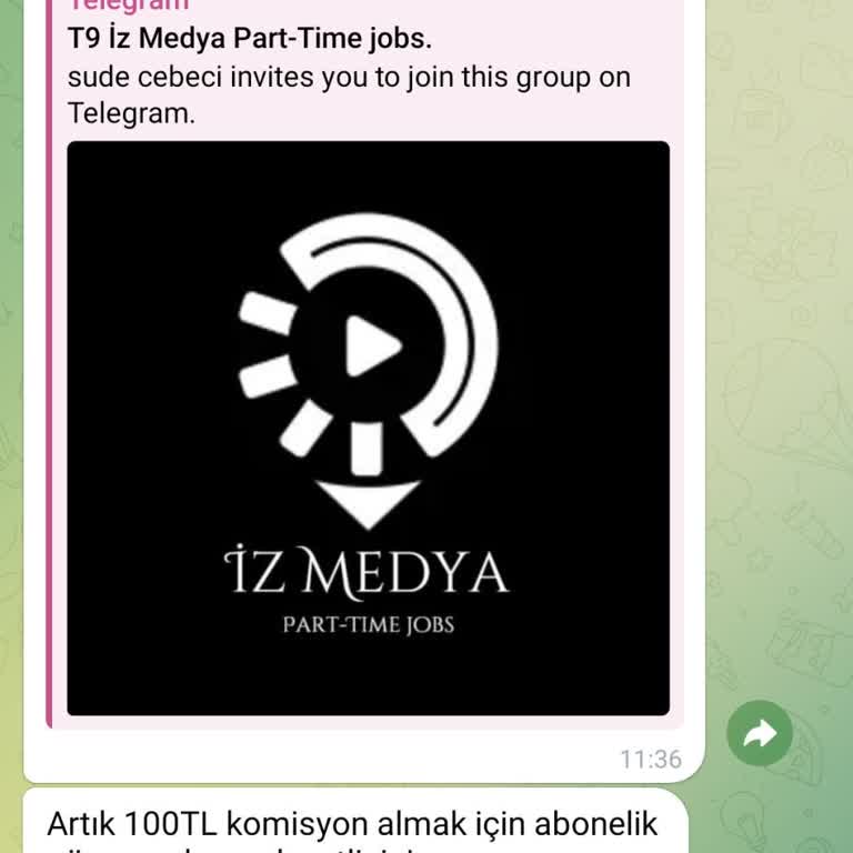 Telegram İ* M**** Part Time