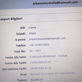 Carjet Kredi Kartı Olmadığı İçin Aracı Vermedi. Paramızı İade Etmiyor